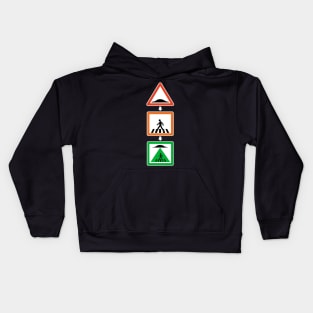 ufo signs Kids Hoodie